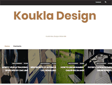 Tablet Screenshot of koukladesign.com